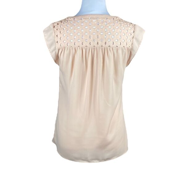 Charming Charlie Sleeveless V-Neck Top, Size S - Picture 2 of 5